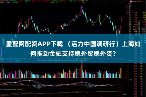 盈配网配资APP下载 （活力中国调研行）上海如何推动金融支持稳外贸稳外资？